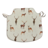 Stag & Deer Spindle Stoelkussens| Antislip Dierenprint Spindle Stoelkussens
