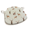 Stag & Deer Spindle Seat Pads| Non-slip Animal Print Spindle Seat Pads