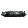 Coussin de chaise à fuseaux en tapisserie Forêt tropicale noire | Coussin de chaise à fuseaux en tapisserie