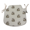 Rabbit spindelförmige Sitzpolster | Rabbit Print Spindel Sitzpolster |