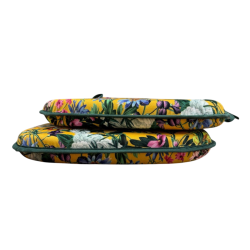 Coussins de siège à fuseaux en velours Midsummer | Coussins de siège à fuseaux modernes en velours