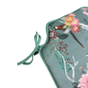 Velvet Chinoiserie Spindelsitzkissen | Luxus bedruckte Samtsitzkissen