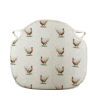 Coussins de chaise à fuseaux en forme de fuseau à motif faisan | Coussins de chaise à fuseaux à motif faisan