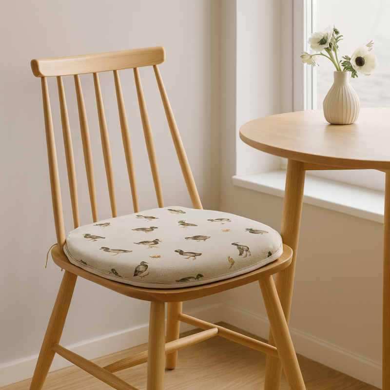Mallard Ducks Spindle Seat Pads | Duck Patterned Spindle Chair Pads |