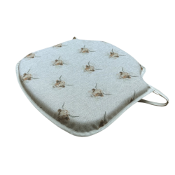 Coussins de siège à fuseaux motif vache des Highlands | Coussins de siège à fuseaux antidérapants à motif vache