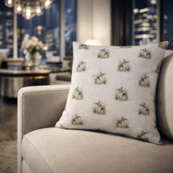 Small Rabbit Print Cushions | Rabbit Cushions | Rabbit Print Pillows