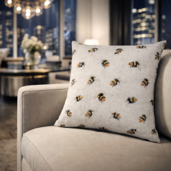 Kleine Bij Sierkussens | Bijenprint Kussens | Hommel Kussens