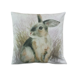 Grand coussin réversible lapin | Coussins réversibles | Coussin lapin