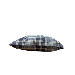 Cuscini in Denim a Quadri Highland | Cuscini a Quadri Blu | Cuscino Tartan
