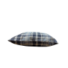Highland-Karo-Denim-Kissen | Blau karierte Kissen | Tartan-Kissen