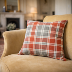 Highland Check Autumn Cushions | Checked Cushions | Tartan Cushions