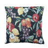 Black Fruits Tapestry Sofa Cushions | Fruit Patterned Tapestry Cushions
