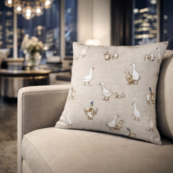 Housse de coussin Canard shabby chic | Coussins Canard shabby chic | Housses de coussin Canard