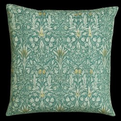 Coussins Snakeshead Forest | Coussins de canapé à motifs | Coussins verts