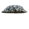 Coussins en tapisserie bleu azur à motif de branches de saule | Coussins en tapisserie à motifs bleus