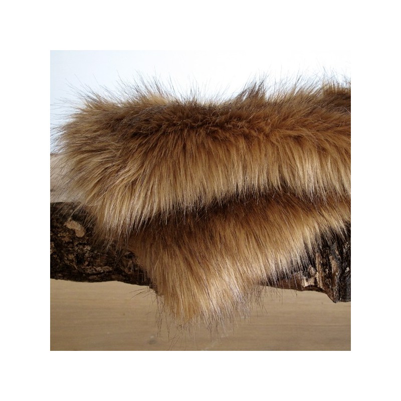 CLEARANCE! Red Panda Faux Fur Bed Runner | Red Brown Faux Fur Runner