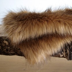 SALDI! Copriletto in Finta Pelliccia di Panda Rosso | Copriletto in Finta Pelliccia Rosso Marrone