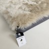 Large Genuine Sheepskin Pet Bed. Oyster Long Haired Orthopaedic Dog Bed