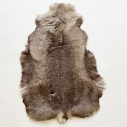 Grand tapis en peau de renne brune | Tapis en peau de renne naturelle