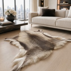 Grande Tappeto in Pelle di Renna Nordica | Grande Pelle di Renna Naturale
