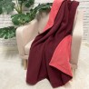 Coperta in Pile per Vino Reversibile | Plaid in Pile Reversibile | Plaid Rossi