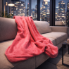 Coral Fleece Blanket Throw | Peach Fleece Blanket | Fleece Blankets |