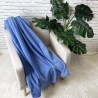 Plaid polaire bleu ciel | Couverture polaire bleu clair | Couvertures polaires |