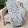 Coperta in Pile Grigio Chiaro | Plaid in Pile Grigio Pallido | Coperte in Pile |