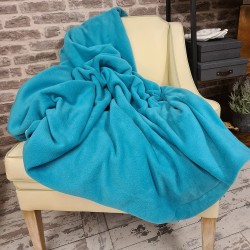 Jade Green Fleece Throw | Jade Fleece Blanket | Green Fleece Blanket |