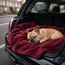 Wine Fleece Pet Blanket | Soft Fleece Pet Blankets | Fleece Dog Blanket