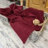 Couverture polaire bordeaux pour animaux de compagnie | Couvertures polaires douces pour animaux de compagnie | Couverture polai