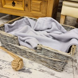 Coperta per Cani in Pile Grigio Chiaro | Coperta per Animali in Pile | Coperta per Cani in Pile