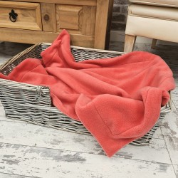 Coral Fleece Dog Blanket | Pink Fleece Pet Blanket | Fleece Dog Blanket