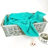 Jade Green Fleece Pet Blanket | Fleecy Dog Blankets | Green Dog Blanket