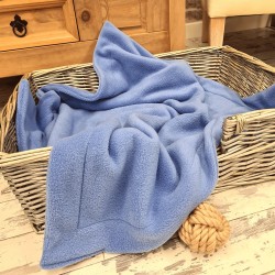 Himmelblaue Fleece-Haustierdecke | Flauschige Haustierdecken | Blaue Hundedecken