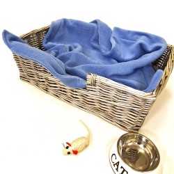 Coperta per Animali Domestici in Pile Azzurra | Coperte per Animali in Pile | Coperte Blu per Cani