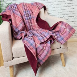Roter Tartan-Wurf | Rote Tartan-Karo-Decke | Rote Tartan-Karo-Würfe