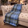 Blauwe Tartan Plaid | Blauwe Tartan Geruite Deken | Blauwe Tartan Geruite Plaids