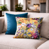 Midsummer Reversible Velvet Cushion | Reversible Floral Velvet Cushions