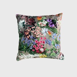 Coussins en velours de luxe Rhapsody | Coussins en velours imprimé fleuri |