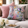 Coussins réversibles en velours Rhapsody | Coussins réversibles en velours à motifs floraux