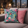 Tranquillity Reversible Velvet Cushions | Reversible Floral Cushions