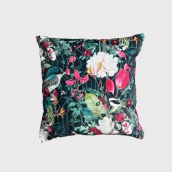 Coussins réversibles en velours Patagonia | Coussins de luxe en velours tropical