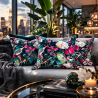 Luxury Patagonia Velvet Cushions | Tropical Printed Velvet Cushions |