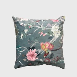 Coussins en velours de luxe style chinoiserie | Coussins en velours imprimé oriental