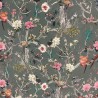 Reversible Chinoiserie Velvet Throw | Luxury Printed Velvet Throws |