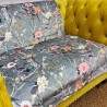 Luxury Chinoiserie Velvet Throw | Luxury Oriental Printed Velvet Throw