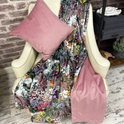 Reversible Samt-Sofawurf - Rhapsody | Reversible Samt-Bettläufer