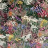 Double Sided Floral Velvet Throw - Rhapsody | Luxury Velvet Bed Runner