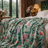 Double Sided Velvet Throw - Tranquillity | Luxury Printed Velvet Throw